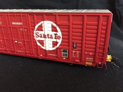 ExactRail HO: New run of their PS 7315 Boxcar - new schemes and new extended draft gear