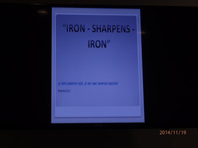 Iron Sharpens Iron, Angola