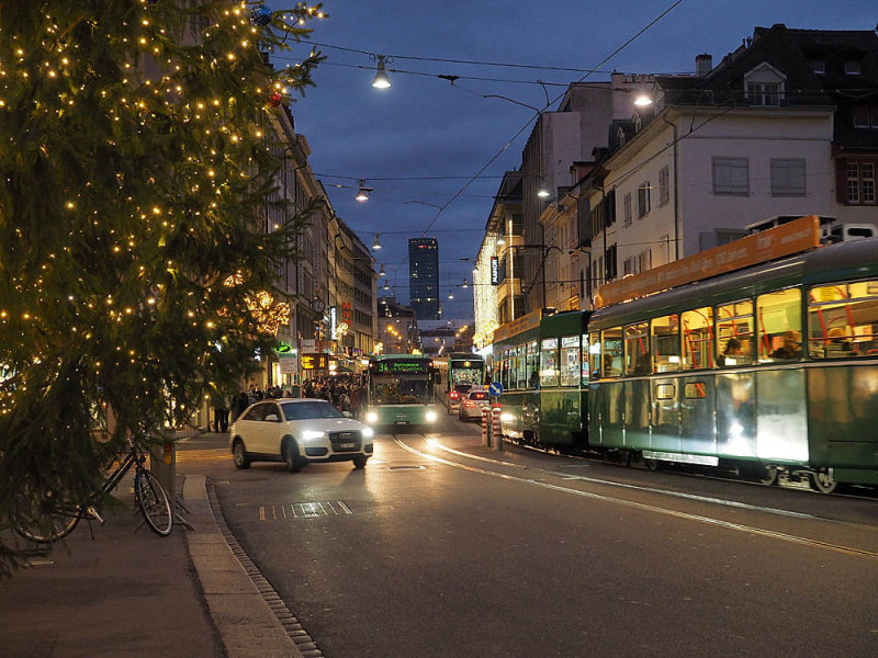 Basel by night