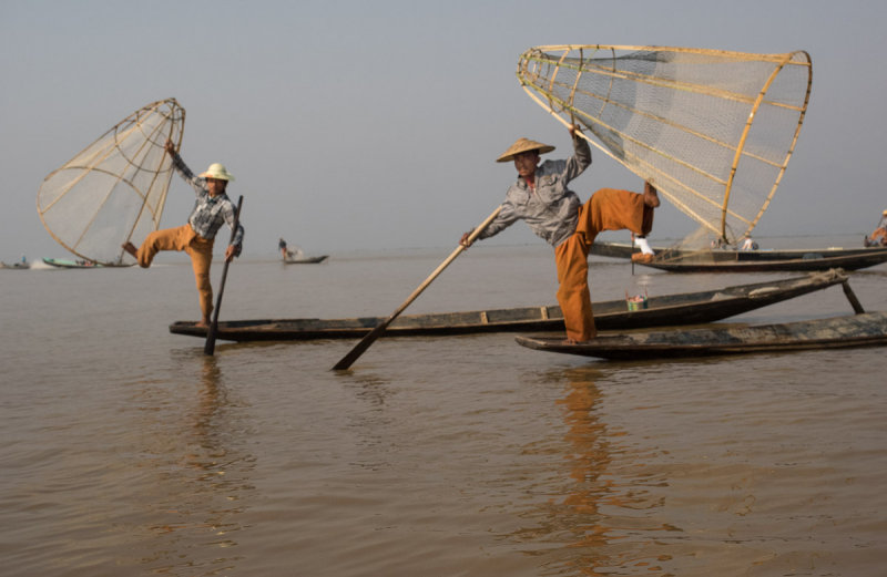 Fishermen on Inle Lake