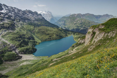 Hiking from Jochpass to Melchseefrut (Switzerland)