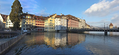 Part of the old city of Lucerne