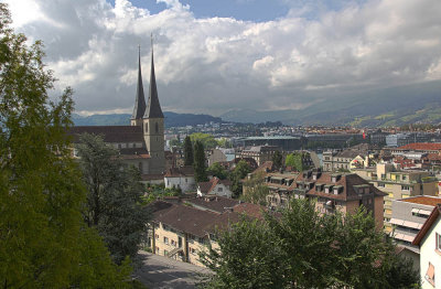 View to the old town