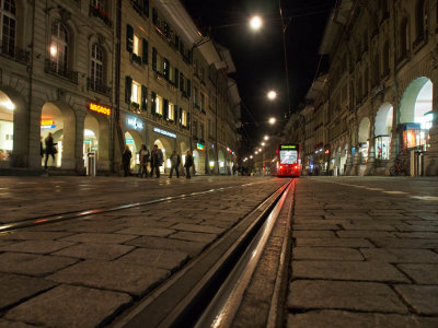 Bern old city by night