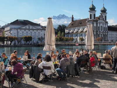 Lucerne a lively town 