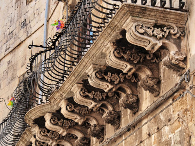 sicilian baroque balcony