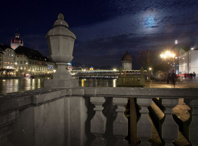 Lucerne and the moon