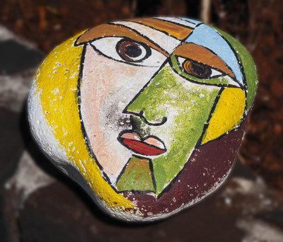 Lovely painted stone