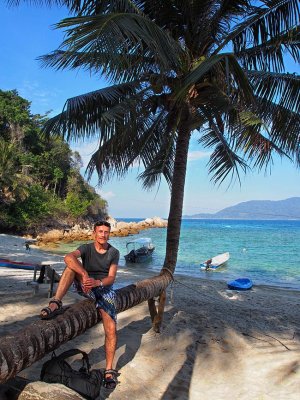 A lonely wonderful beach.