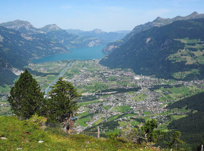 View from Haldi to Flelen (lake Lucerne)