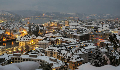 ... its going to be night in Lucerne