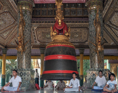 Part of the Shwedagon Pagoda