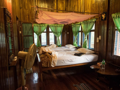 Our bedroom in Myanmar
