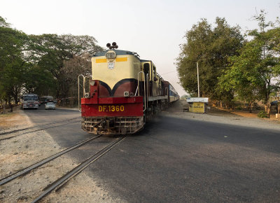 Railway is crossing a main road