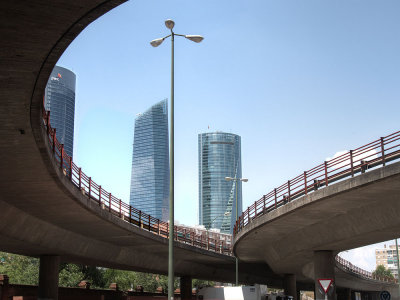 Another angle to the Business part of Madrid in Chamartin