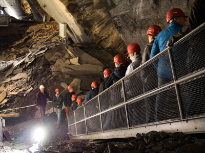 The preserved Landesplattenberg slate mine