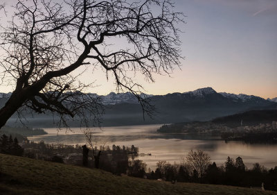 Sunrise on Lake Lucerne