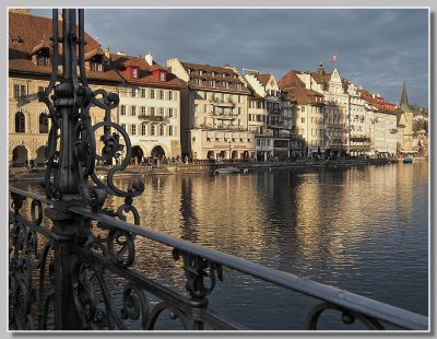 Lucerne at sunset