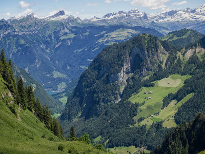 View from Gitschenenalp to Fluelen