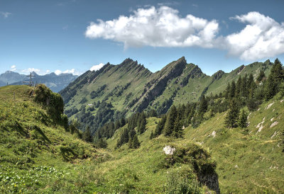 View from the alp Oberchaeseren (1 651 m)