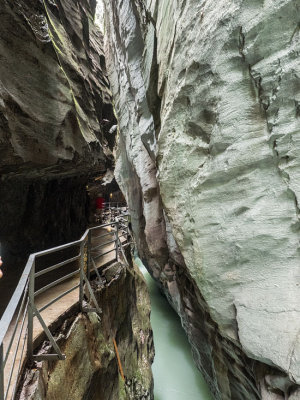 The gorge at a narrow point