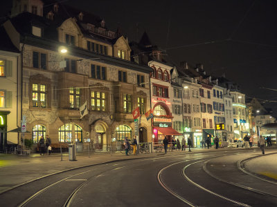 Basel by night