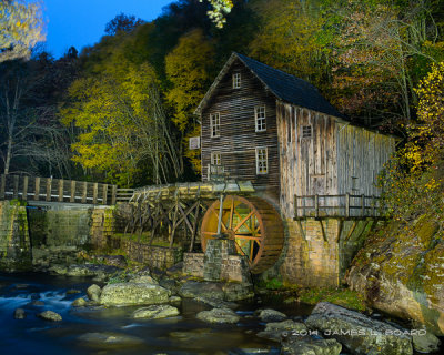 Grist Mill, Painted With Light 1