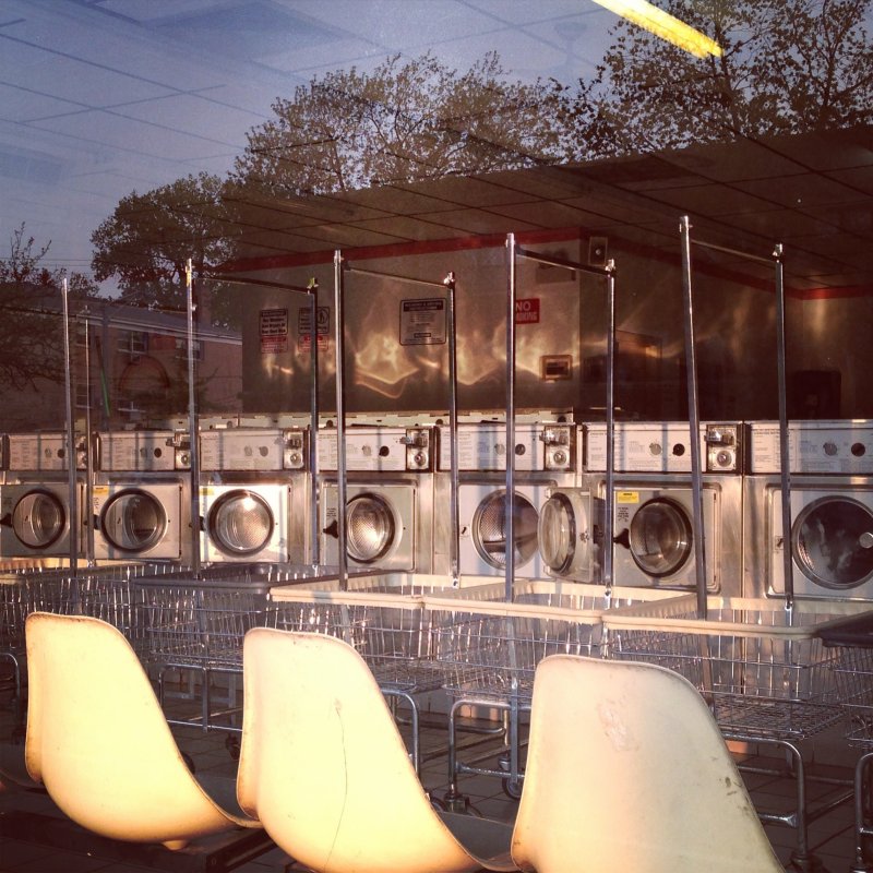 Laundry mat on Sunday morning 