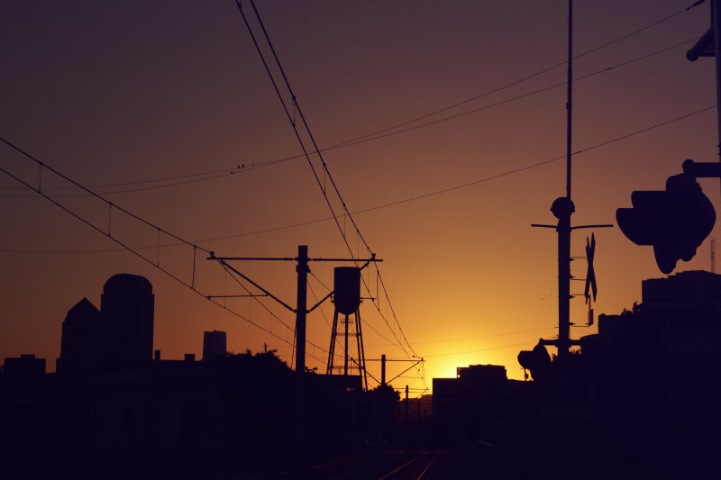 Sunset at Deep Ellum