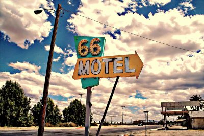 66 Motel Sign in Needles, CA. 