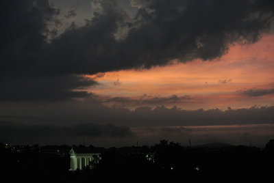 Dramatic Sunset & Parthenon