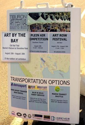 8/14/13: Art By the Bay Sign