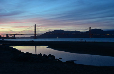 Both Towers Silhouetted