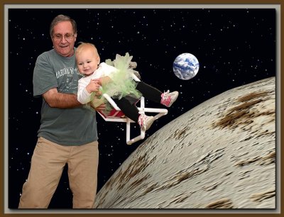 Flying In Space with Grandpa