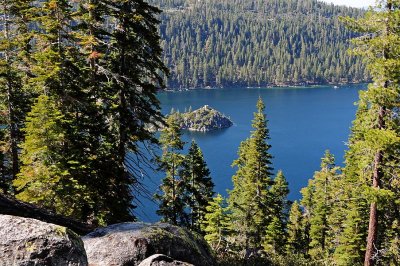 View into Emerald Bay