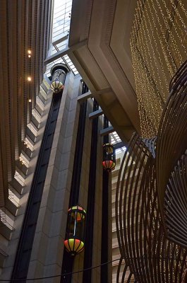 Elevators and Gold Lights