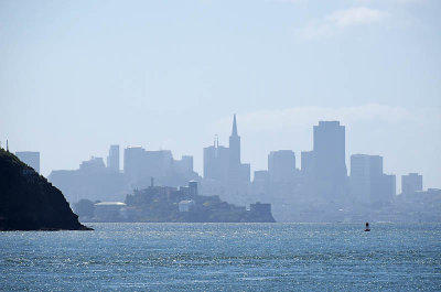 Alcatraz and City Skyline