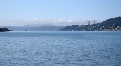 Bay and Golden Gate Bridge