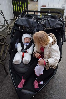 Double Stroller with Sis