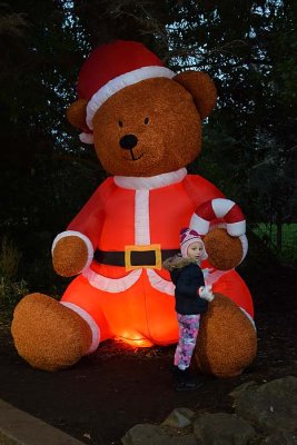 Giant Teddy Santa