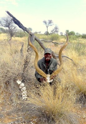 PANANA HOLDING REMAINS OF LION KILL