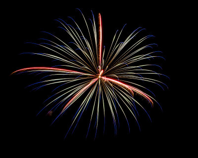 Flowers in the Sky - Pecan Grove Fireworks - July 4, 2013