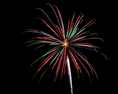 Flowers in the Sky - Pecan Grove Fireworks - July 4, 2013