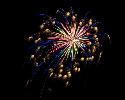 Flowers in the Sky - Pecan Grove Fireworks - July 4, 2013