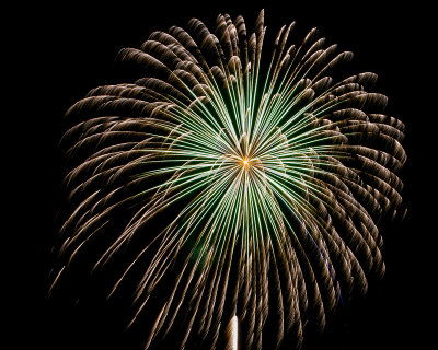 Flowers in the Sky - Pecan Grove Fireworks - July 4, 2013