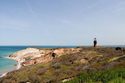 GAY HEAD CLIFFS AND LIGHTHOUSE