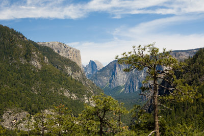 VIEW OF HALF DOME FROM THE WEST