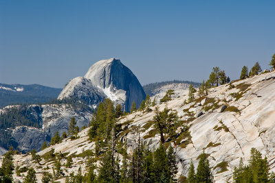 HALF DOME FROM OLMSTED POINT