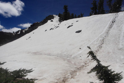 Lingering Snow on Garfield Peak