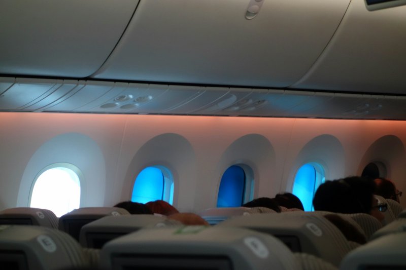 Boeing 787 windows